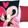 Needlepoint Pillow Kit "Two Flamingos"