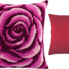 Cross Stitch Pillow Kit "Rose Swirl"