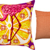 Needlepoint Pillow Kit "Orange Flamingo"