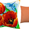 Needlepoint Pillow Kit "Red Tulips"