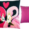 Needlepoint Pillow Kit "Two Flamingos"