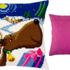 Cross Stitch Pillow Kit "Christmas guest"