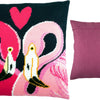 Needlepoint Pillow Kit "Two Flamingos"