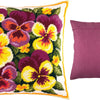Needlepoint Pillow Kit "Violas"