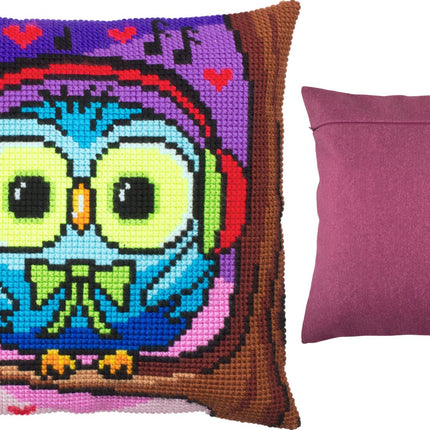 Cross Stitch Pillow Kit "Little Owl"