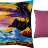 Needlepoint Pillow Kit "Tropical Sunset"