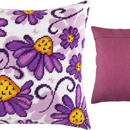 Needlepoint Pillow Kit "Echinacea"