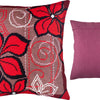 Needlepoint Pillow Kit "Red Flowers"