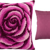 Cross Stitch Pillow Kit "Rose Swirl"