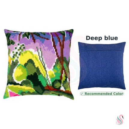Cross Stitch Pillow Kit "Riverbank, H. Matisse"