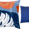 Needlepoint Pillow Kit "Abstract pastel tropics"