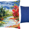 Needlepoint Pillow Kit "Rubies of Autumn"