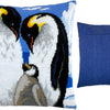 Needlepoint Pillow Kit "Penguins in Love"