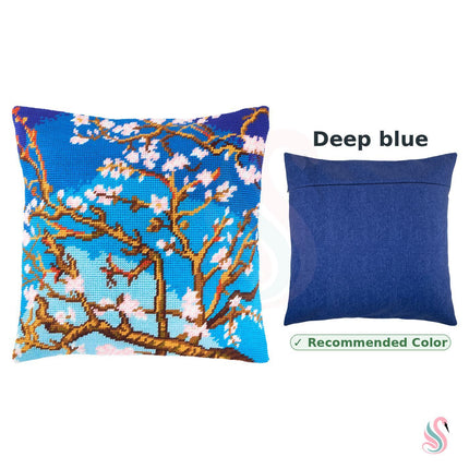 Needlepoint Pillow Kit "Almond Blossom"