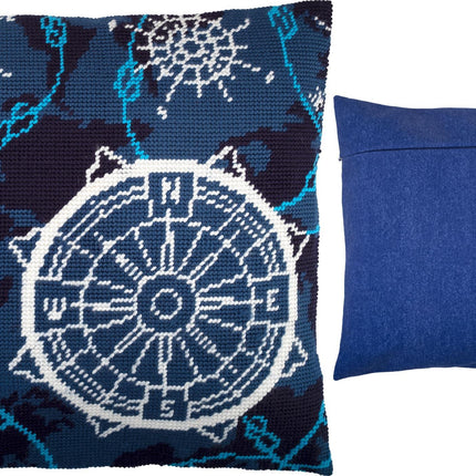 Needlepoint Pillow Kit "Navigation"