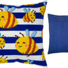 Needlepoint Pillow Kit "Honey Bees"