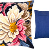 Cross Stitch Pillow Kit "Peonies"