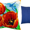 Needlepoint Pillow Kit "Red Tulips"