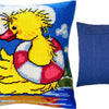 Needlepoint Pillow Kit "Duckling the Sailor"