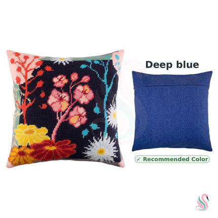 Needlepoint Pillow Kit "Sea Anemones"