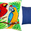 Needlepoint Pillow Kit "Two Parrots"
