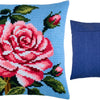 Cross Stitch Pillow Kit "Rose"
