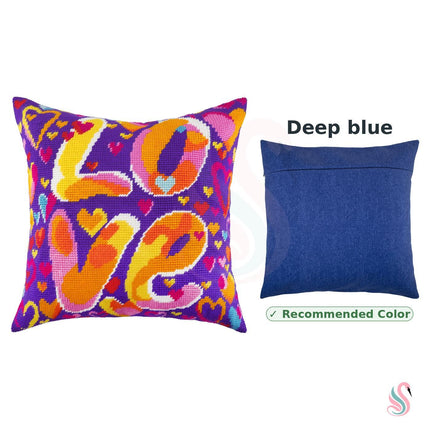 Needlepoint Pillow Kit "Love"