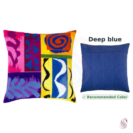 Needlepoint Pillow Kit "Beasts of the Sea"