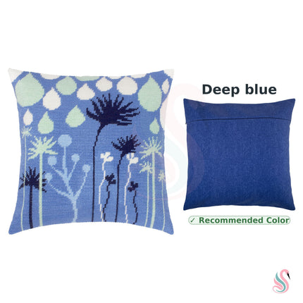Needlepoint Pillow Kit "Purple Reverie"
