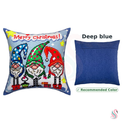 Needlepoint Pillow Kit "Three Dwarves"