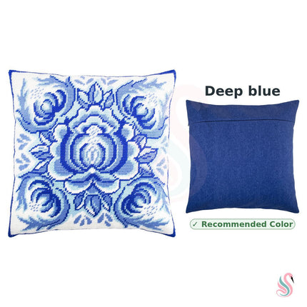 Needlepoint Pillow Kit "Gzhel"