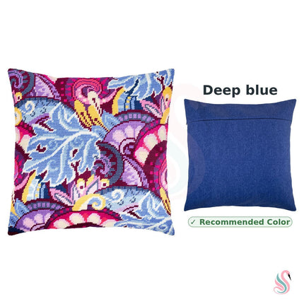 Needlepoint Pillow Kit "Violet Fairy Tale"