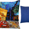 Needlepoint Pillow Kit "Café Terrace at Night"