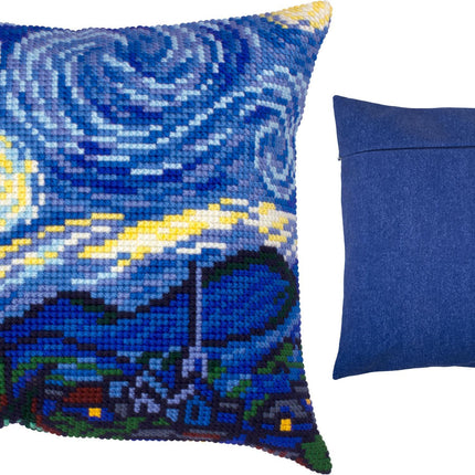 Cross Stitch Pillow Kit "Starry Night"