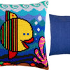 Cross Stitch Pillow Kit "Fish"