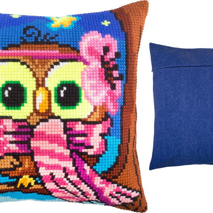 Cross Stitch Pillow Kit "Little Owl"