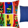 Needlepoint Pillow Kit "Flower Pots"