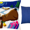 Cross Stitch Pillow Kit "Christmas guest"