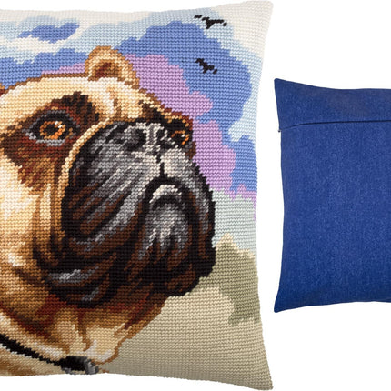 Needlepoint Pillow Kit "French Bulldog"