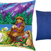 Needlepoint Pillow Kit "Blue Mountains"