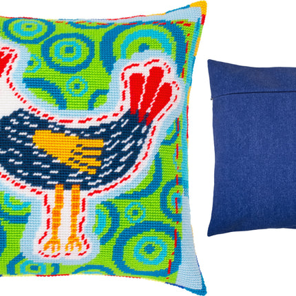 Needlepoint Pillow Kit "Rooster"