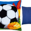 Cross Stitch Pillow Kit "Soccer"