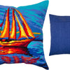 Needlepoint Pillow Kit "Sunsetting"