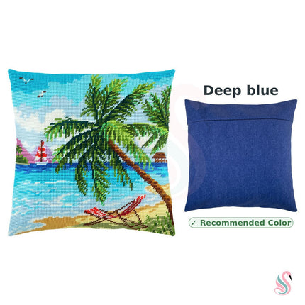 Needlepoint Pillow Kit "Seychelles"