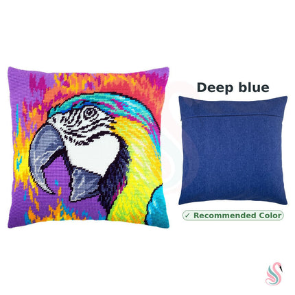 Needlepoint Pillow Kit "Macaw"