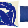 Needlepoint Pillow Kit "Blue nude"