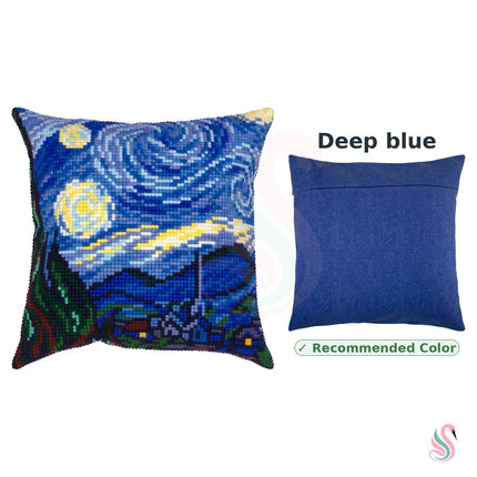 Cross Stitch Pillow Kit "Starry Night"