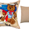 Needlepoint Pillow Kit "Bear the Sailor"