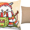 Needlepoint Pillow Kit "Snowman"