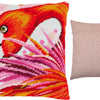 Needlepoint Pillow Kit "Flamingo"